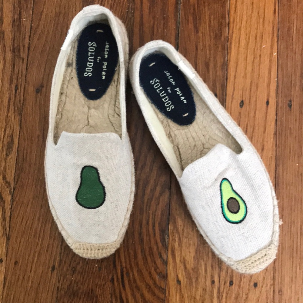Soludos x Jason Polan Avocado Smoking Slippers